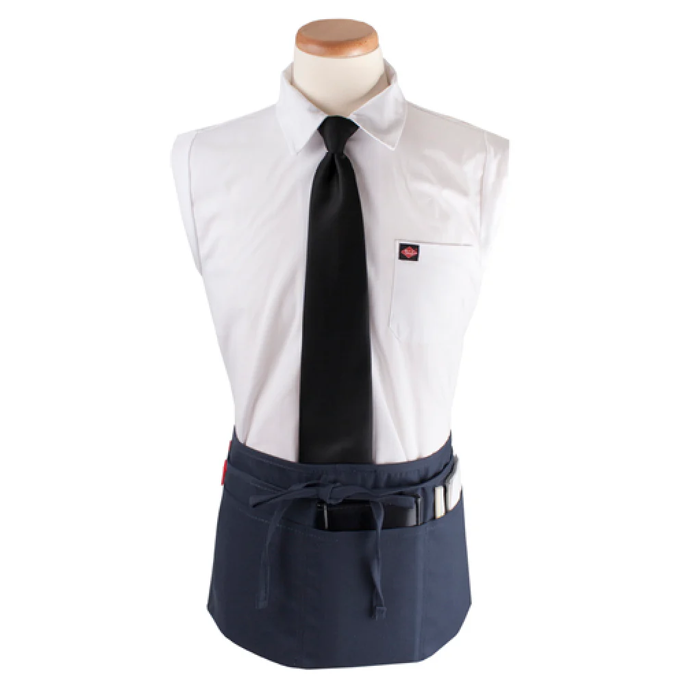 John Ritzenthaler Company CL3PWACNV-1 25 Inch Waist Apron 3 Pocket Navy Blue Polyester John Ritzenthaler Company CL3PWACNV-1 25 Inch Waist Apron 3 Pocket Navy Blue Polyester