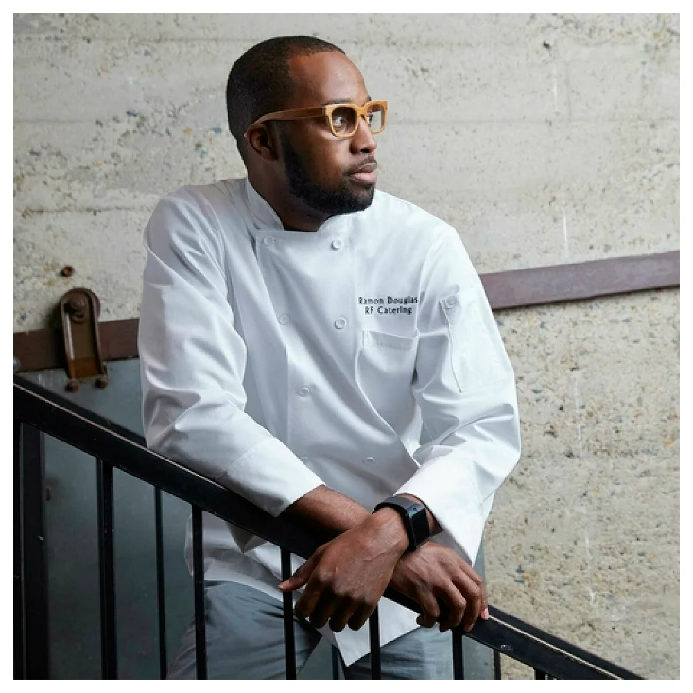Chef Works JLLS-WHT-2XL Calgary Chef Coat Long Sleeves Double-breasted White Cotton Chef Works JLLS-WHT-2XL Calgary Chef Coat Long Sleeves Double-breasted White Cotton