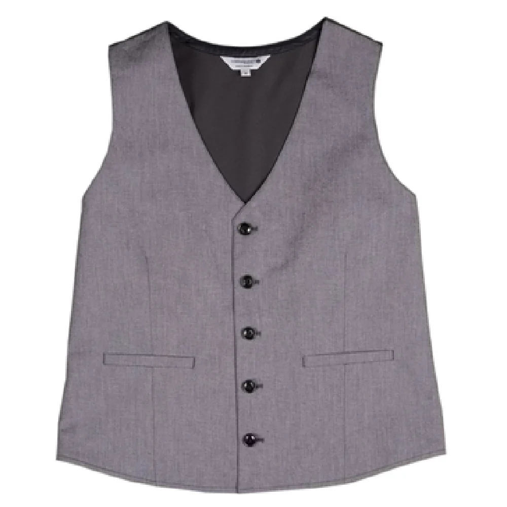Chef Works VNN02-LTG-3XL Men’s Bridge Vest V-neck Half Lined Light Gray Chef Works VNN02-LTG-3XL Men’s Bridge Vest V-neck Half Lined Light Gray