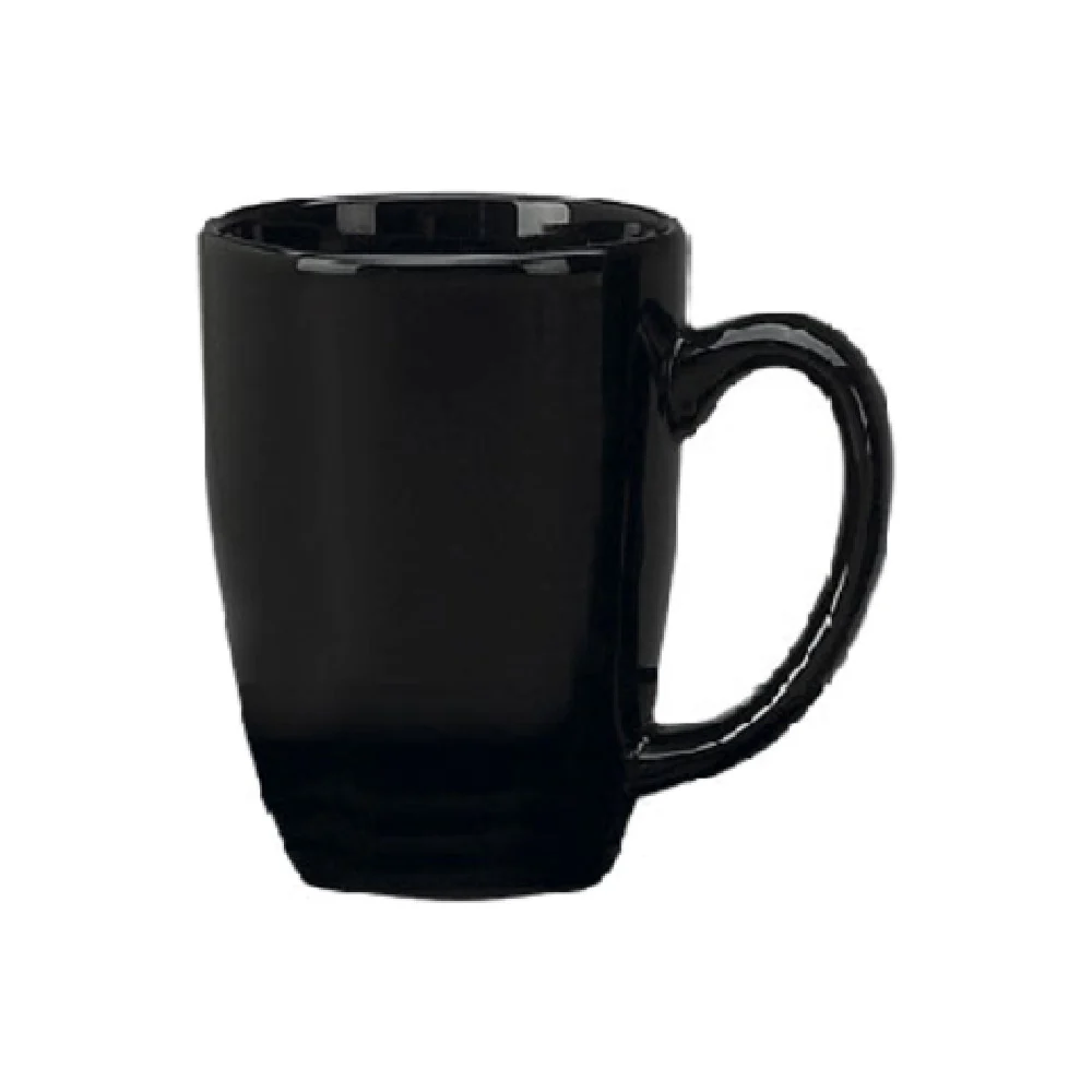 International Tableware 8286-05 14 Oz Cup with Handle Ceramic Black