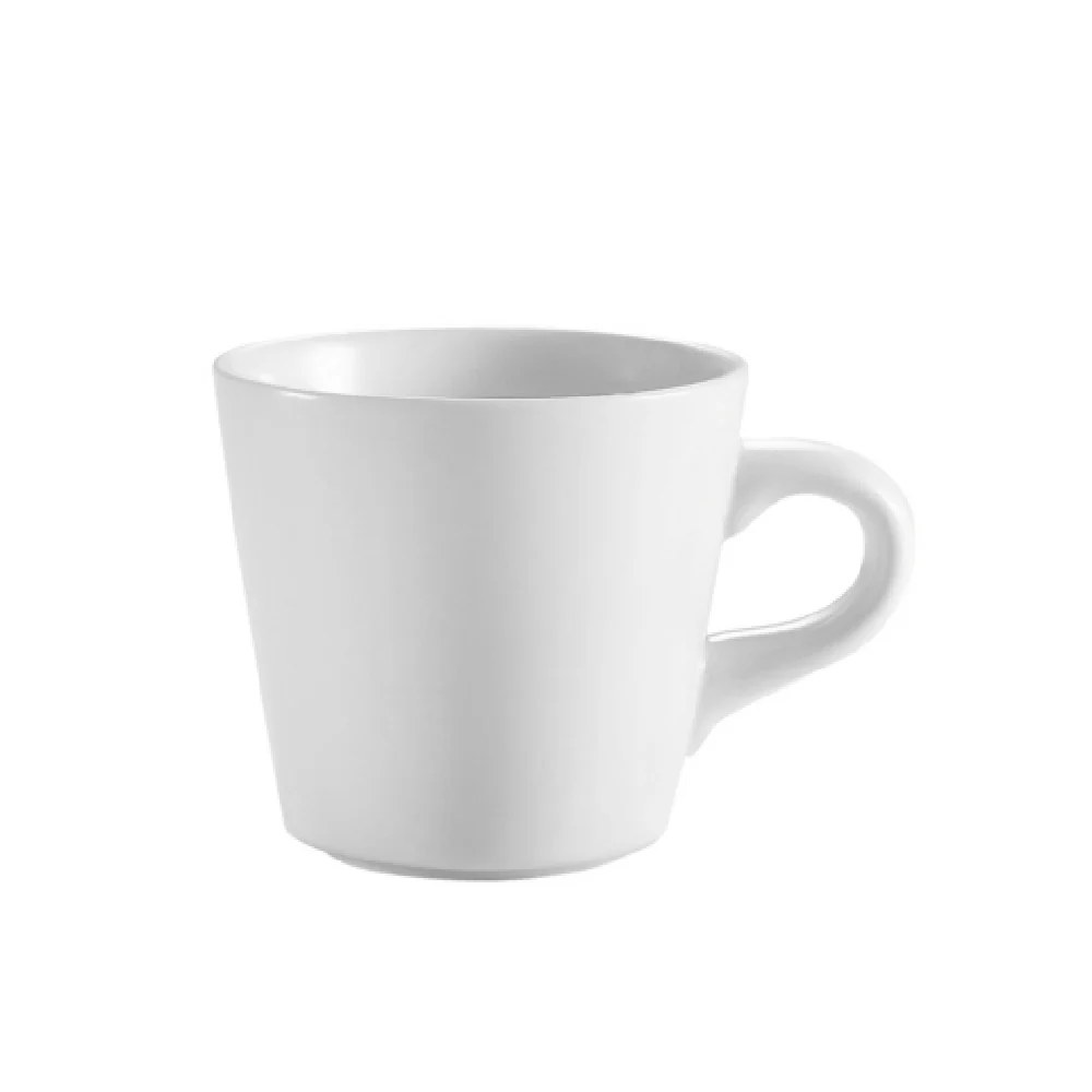 CAC China RCN-1 7-1/2 Oz Coffee Cup Round Porcelain Super White 3-3/4 Inch CAC China RCN-1 7-1/2 Oz Coffee Cup Round Porcelain Super White 3-3/4 Inch