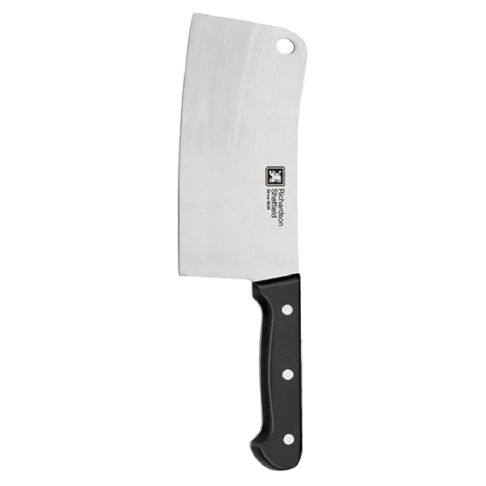Arc Cardinal FN210 7-Inch Blade 12-Inch Overall Cleaver Knife MoV Steel Black ABS Handle