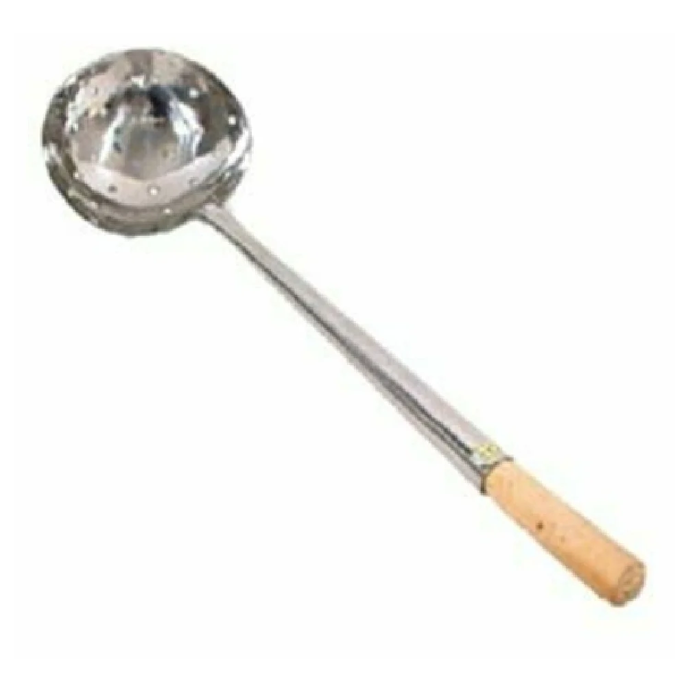 Town 32904/DZ 17-1/2 Inch Length Wood Handle Wok Ladle Stainless Steel