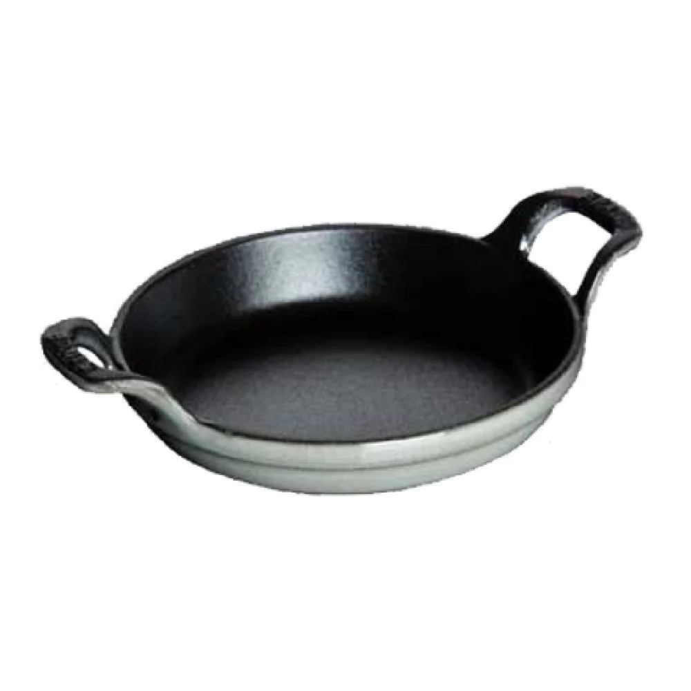 Zwilling 1302018 0.75 Qt. Round Baking Dish with Handles Graphite Grey Enameled Cast Iron
