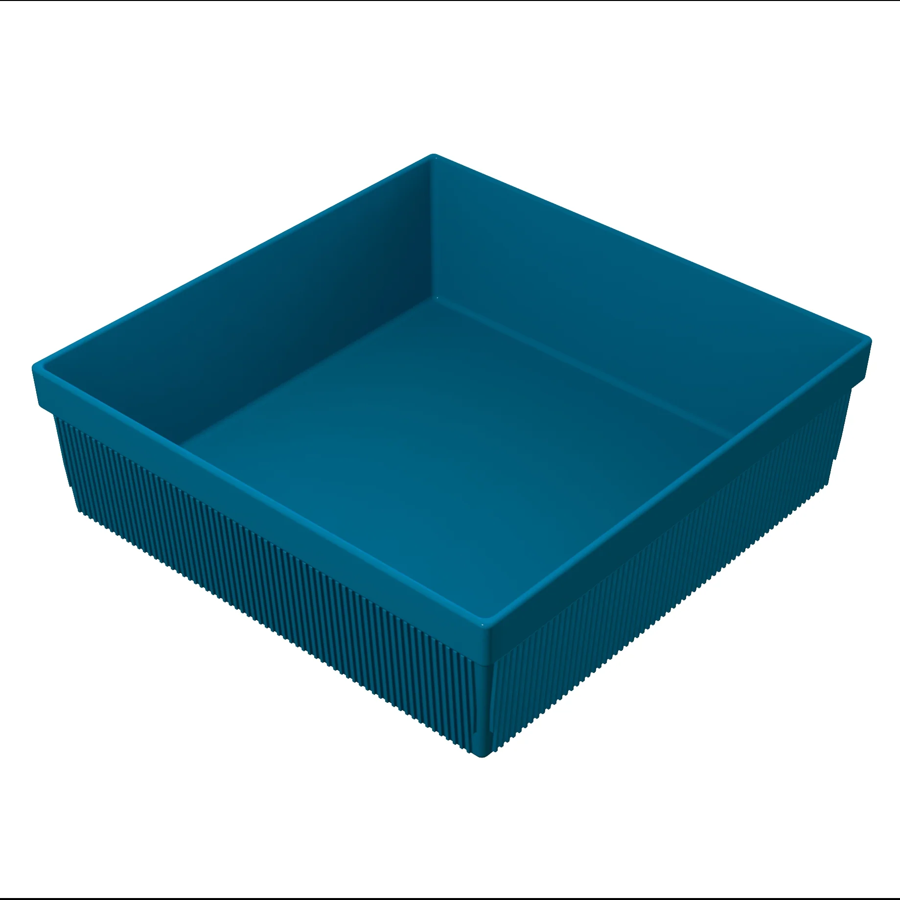 Tablecraft CW1494SBL 24 Qt Cold Holding Square Bowl Aluminum Sky Blue Duracoat Tablecraft CW1494SBL 24 Qt Cold Holding Square Bowl Aluminum Sky Blue Duracoat