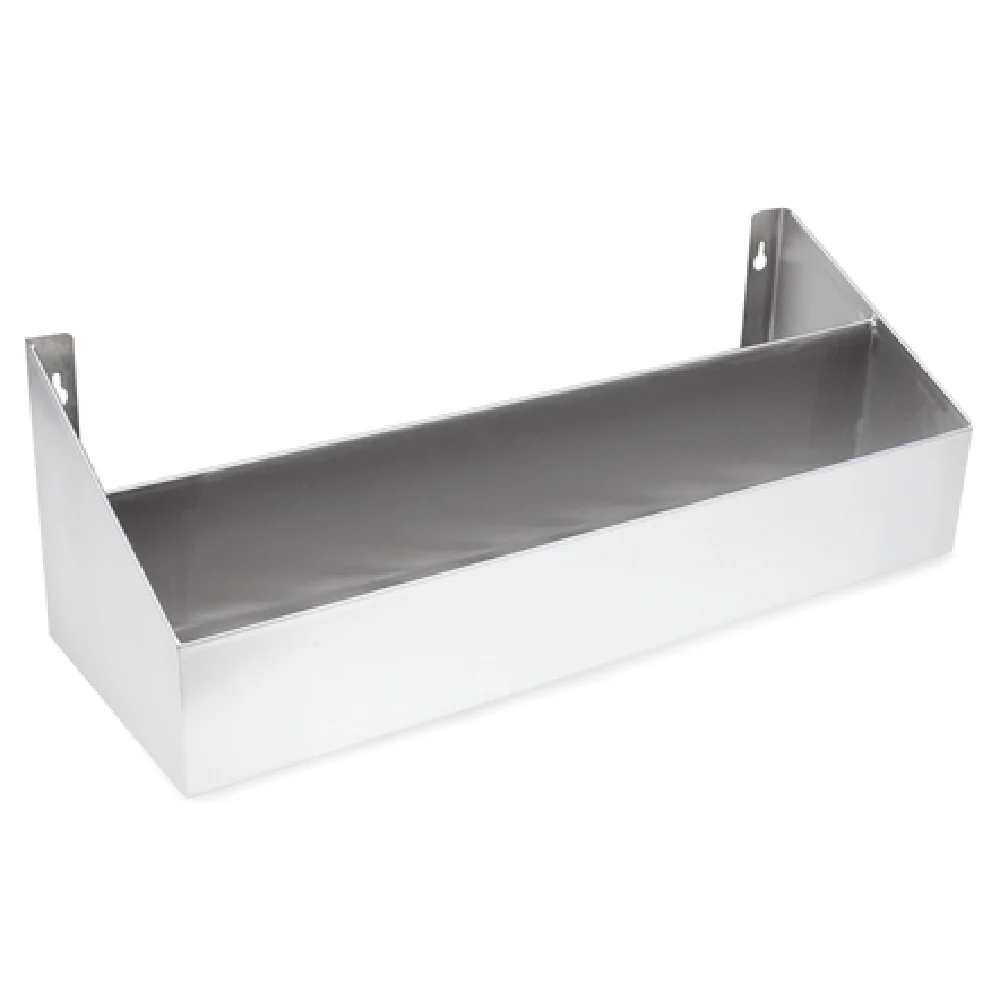 John Boos UBSR2-24-X 24 Inch Double Underbar Speed Rail Stainless Steel Keyhole Mount