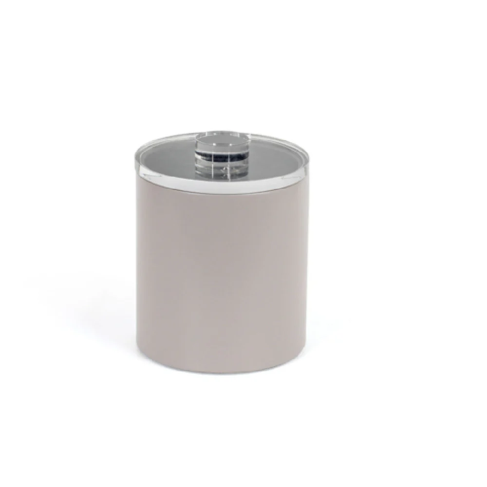 FOH RIB064BEL21 2qt Round London Ice Bucket Stone With Acrylic Lid Includes One RIB014BEL21-BTM 2qt London Ice Bucket Base Stone FOH RIB064BEL21 2qt Round London Ice Bucket Stone With Acrylic Lid Includes One RIB014BEL21-BTM 2qt London Ice Bucket Base Stone