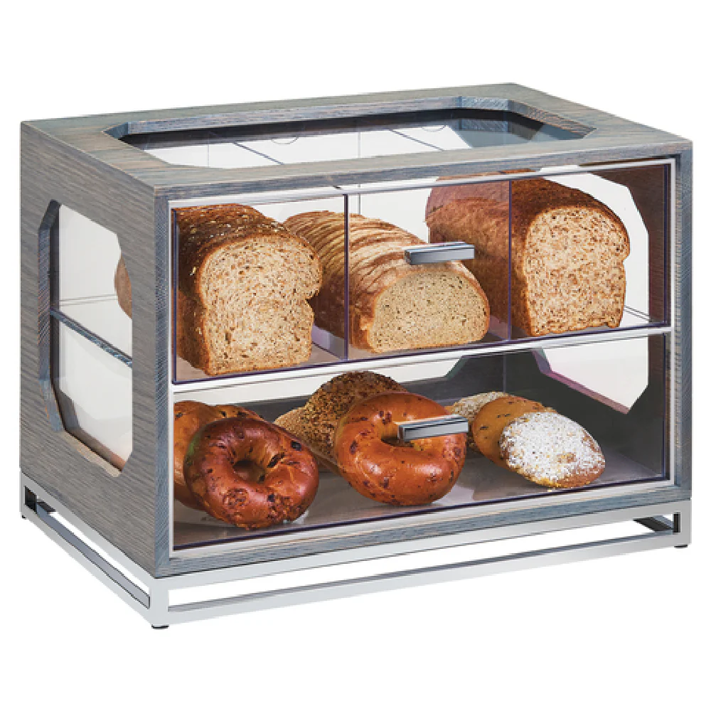 Cal Mil 3820-83 20 Inch Ashwood Countertop Display Case with Acrylic and Metal