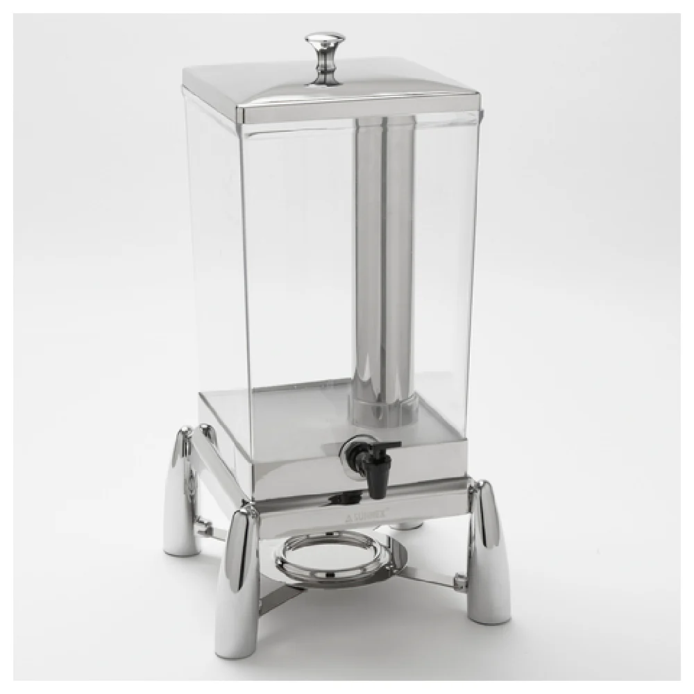 American Metalcraft REVLJUICESQ12 12 Quart Juice Dispenser Offset Reservoir Polycarbonate