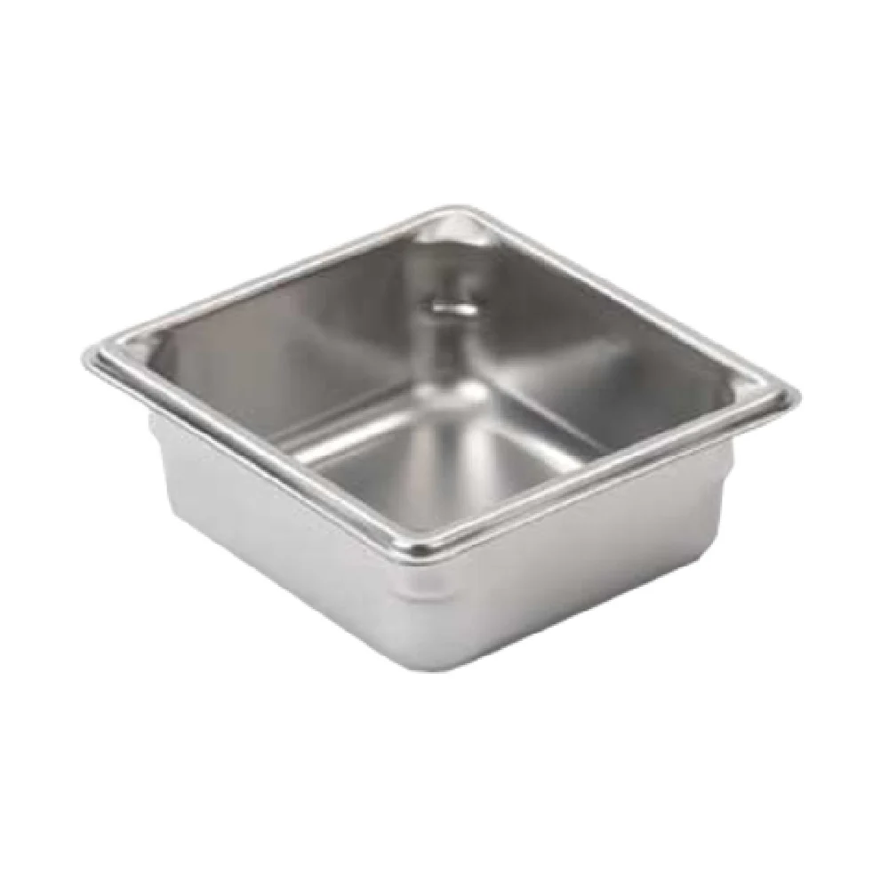 Vollrath 30622 6 Inch 22 Gauge Super Pan V Food Pan Stainless Steel with Reinforced Corners