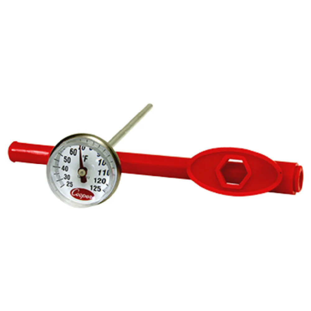 Cooper Atkins 1236-17-1 Pocket Test Thermometer Dial Type with 5 Inch Stem