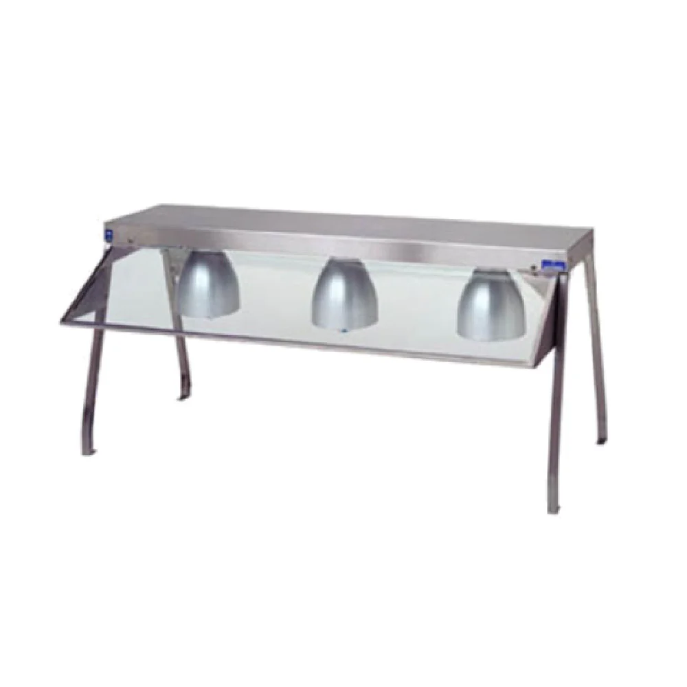 Duke 937BL-1SN 44 Inch Buffet Shelf with Glass Sneeze Guard Stainless Steel Duke 937BL-1SN 44 Inch Buffet Shelf with Glass Sneeze Guard Stainless Steel