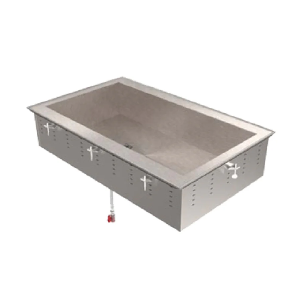 Vollrath 36442R 41 Inch Refrigerated Cold Food Well Unit Remote 3-pan Stainless Steel