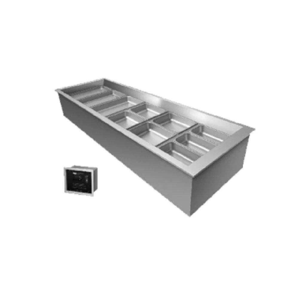 Hatco CWBX-1 19 Inch Top Mount Drop-In Refrigerated Well Aluminum and Stainless Steel Hatco CWBX-1 19 Inch Top Mount Drop-In Refrigerated Well Aluminum and Stainless Steel