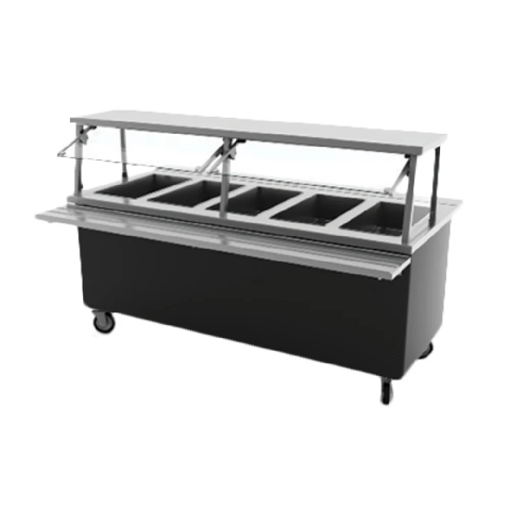 Low Temp Industries 84-EFS5-CPA 84 Inch Electric Hot Food Serving Counter with 5 Wells Low Temp Industries 84-EFS5-CPA 84 Inch Electric Hot Food Serving Counter with 5 Wells