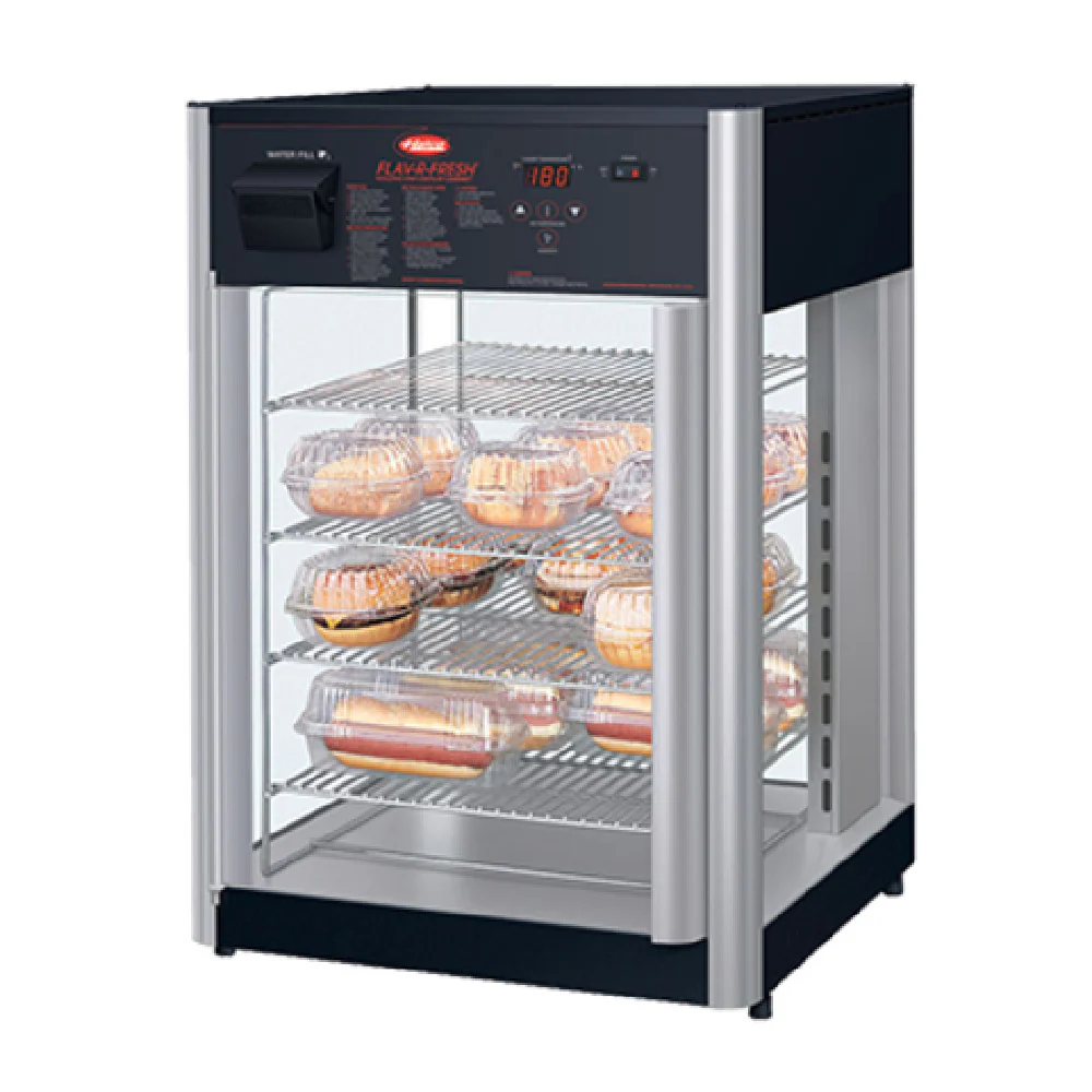 Hatco FDWD-1X 19 Inch Countertop Display Cabinet with 4 Shelves and Hinged Door Hatco FDWD-1X 19 Inch Countertop Display Cabinet with 4 Shelves and Hinged Door