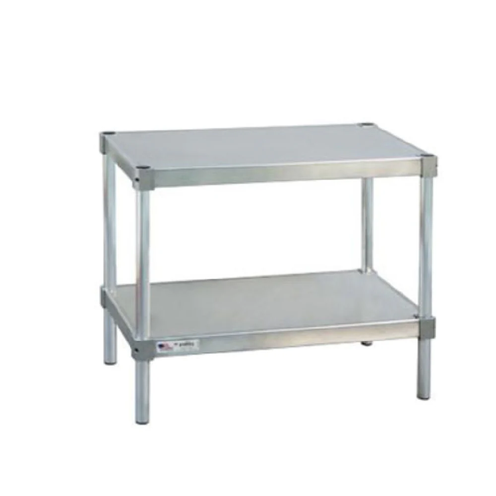 New Age Industrial 21524ES36P 24 Inch Equipment Stand Aluminum with Adjustable Shelves