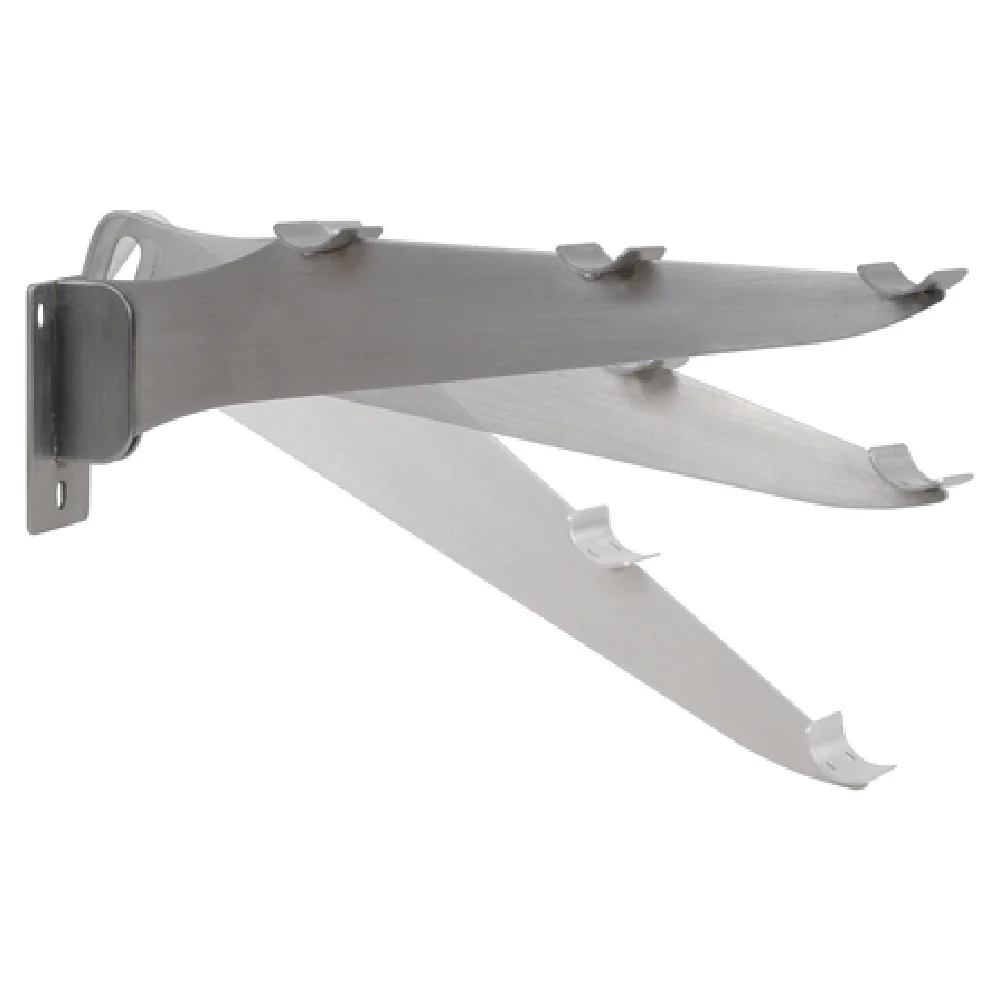 BK Resources BK-3RTSB-D 12-1/2 Inch Rail Bracket Drop Tray Slide Stainless Steel BK Resources BK-3RTSB-D 12-1/2 Inch Rail Bracket Drop Tray Slide Stainless Steel