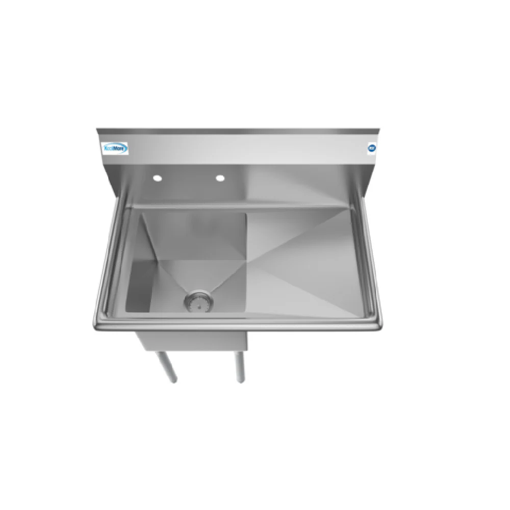 Koolmore SA151512-15R3 33 Inch Sink with 15 Inch Compartment and Drainboard Koolmore SA151512-15R3 33 Inch Sink with 15 Inch Compartment and Drainboard