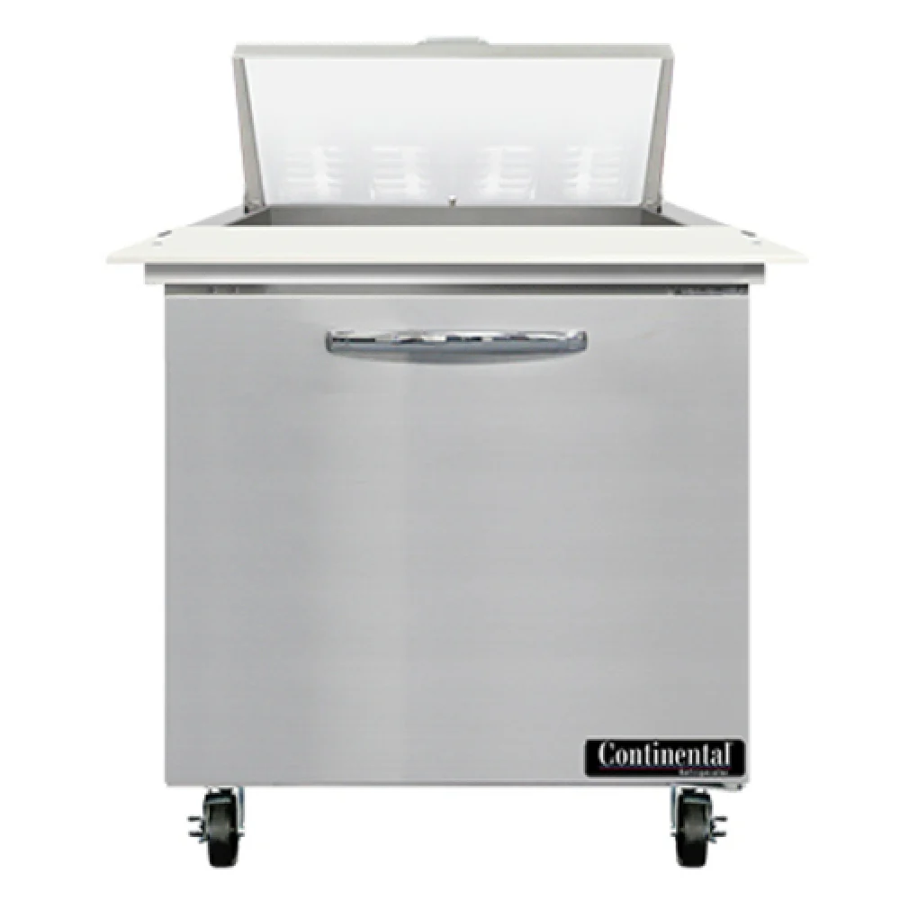 Continental Refrigerator SW32N8C 32 Inch Sandwich Unit 9.0 cu ft Stainless Steel