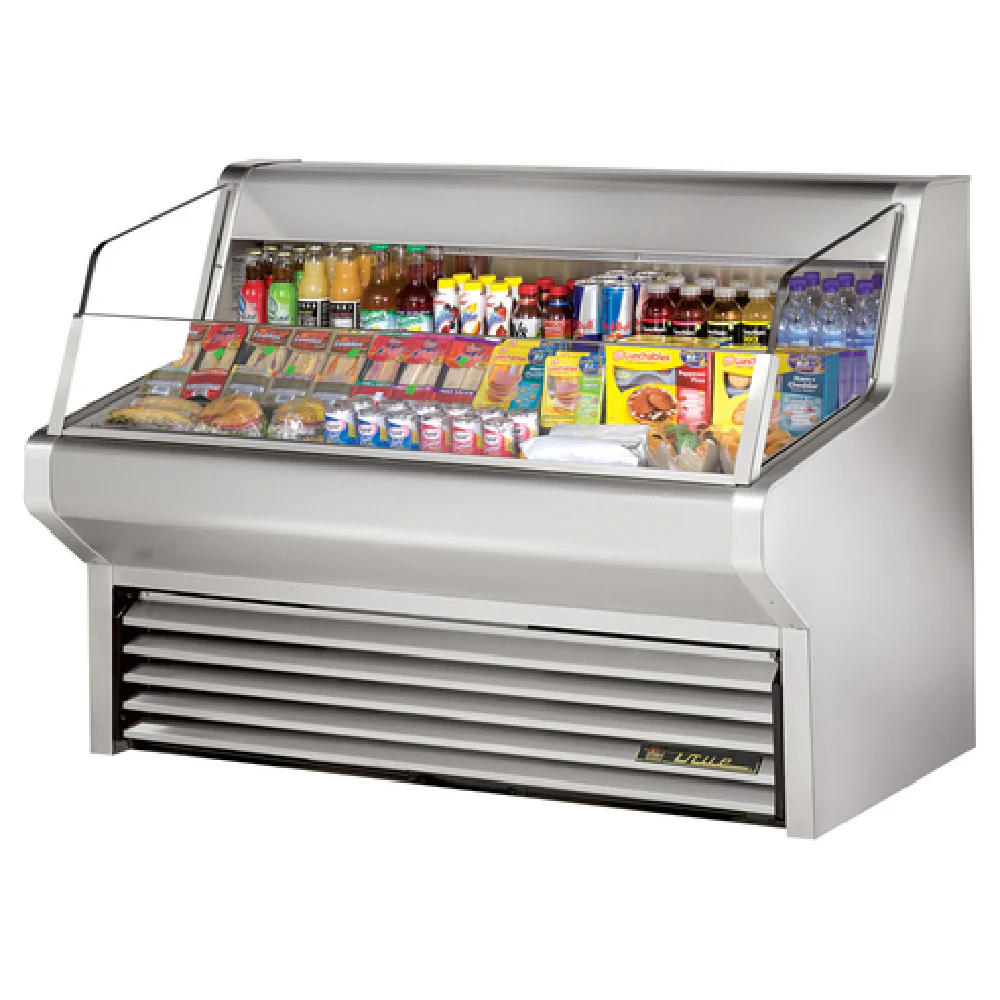 True Refrigeration THAC-60-S-HC-LD 60 Inch Horizontal Air Curtain Merchandiser with Self-contained Refrigeration and LED Lighting