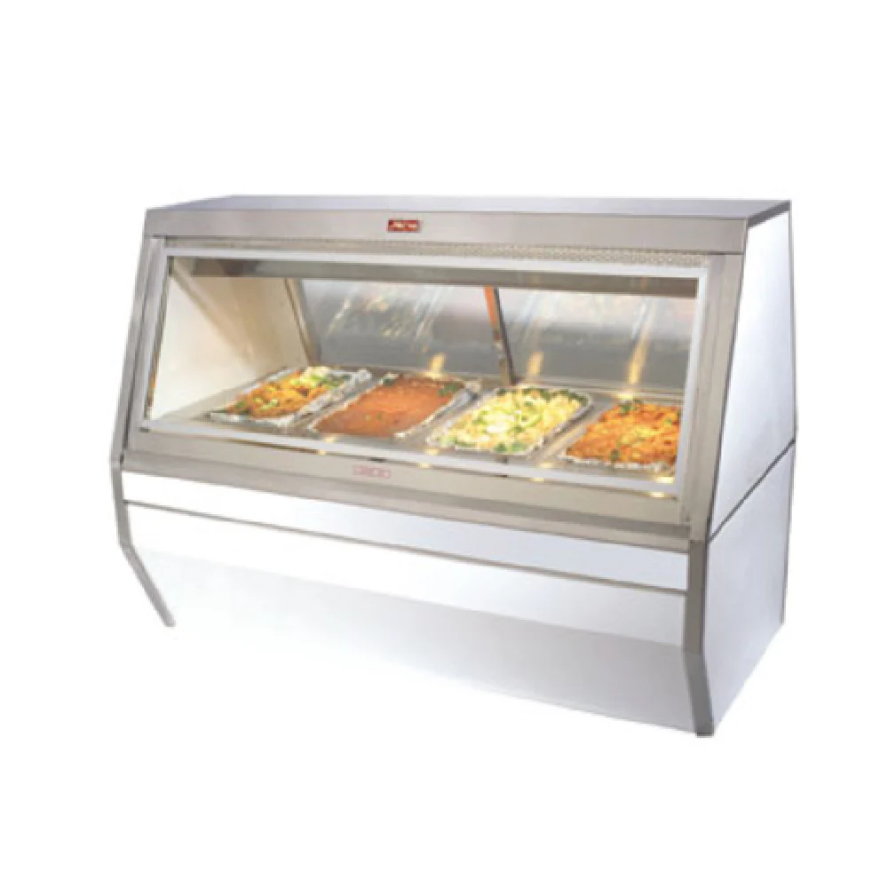 Howard-McCray CHS35-8-BE 95 Inch Hot Food Case Electric Six Wells with Glass