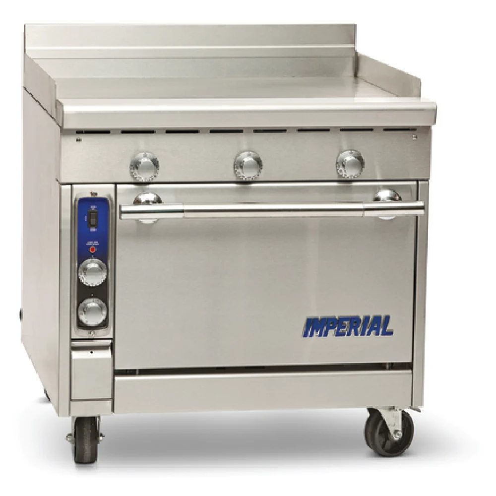 Imperial IHR-GT36-E_208/60/3 36 Inch Electric Range with Standard Oven and Griddle Imperial IHR-GT36-E_208/60/3 36 Inch Electric Range with Standard Oven and Griddle