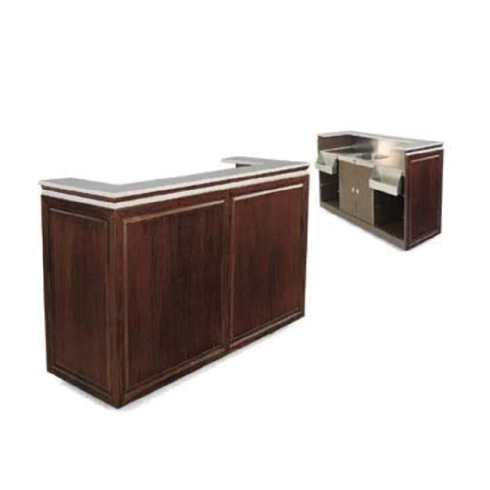 Forbes Industries 5767-5 27 Inch Mobile Bar with Stainless Steel Interior Wood Veneer Forbes Industries 5767-5 27 Inch Mobile Bar with Stainless Steel Interior Wood Veneer