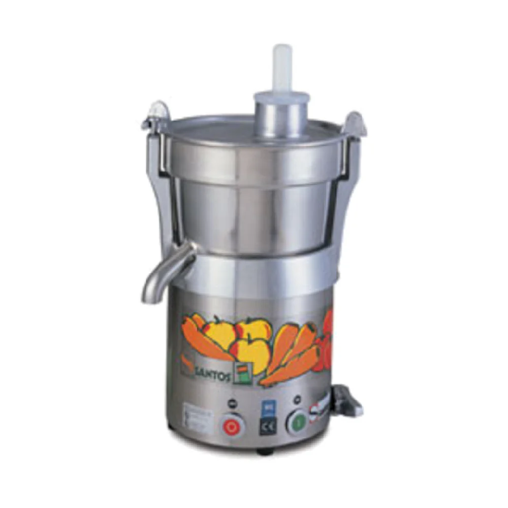 JB Prince P220 18 Inch Santos Fruit and Vegetable Juicer Electric Countertop Stainless Steel