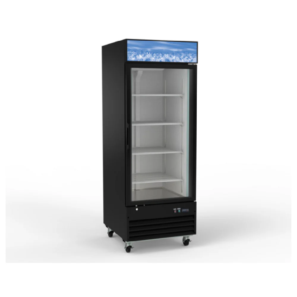 Hubert 112767 Kratos 67K-218 One-Door Merchandising Freezer 23 Cu. Ft. 31