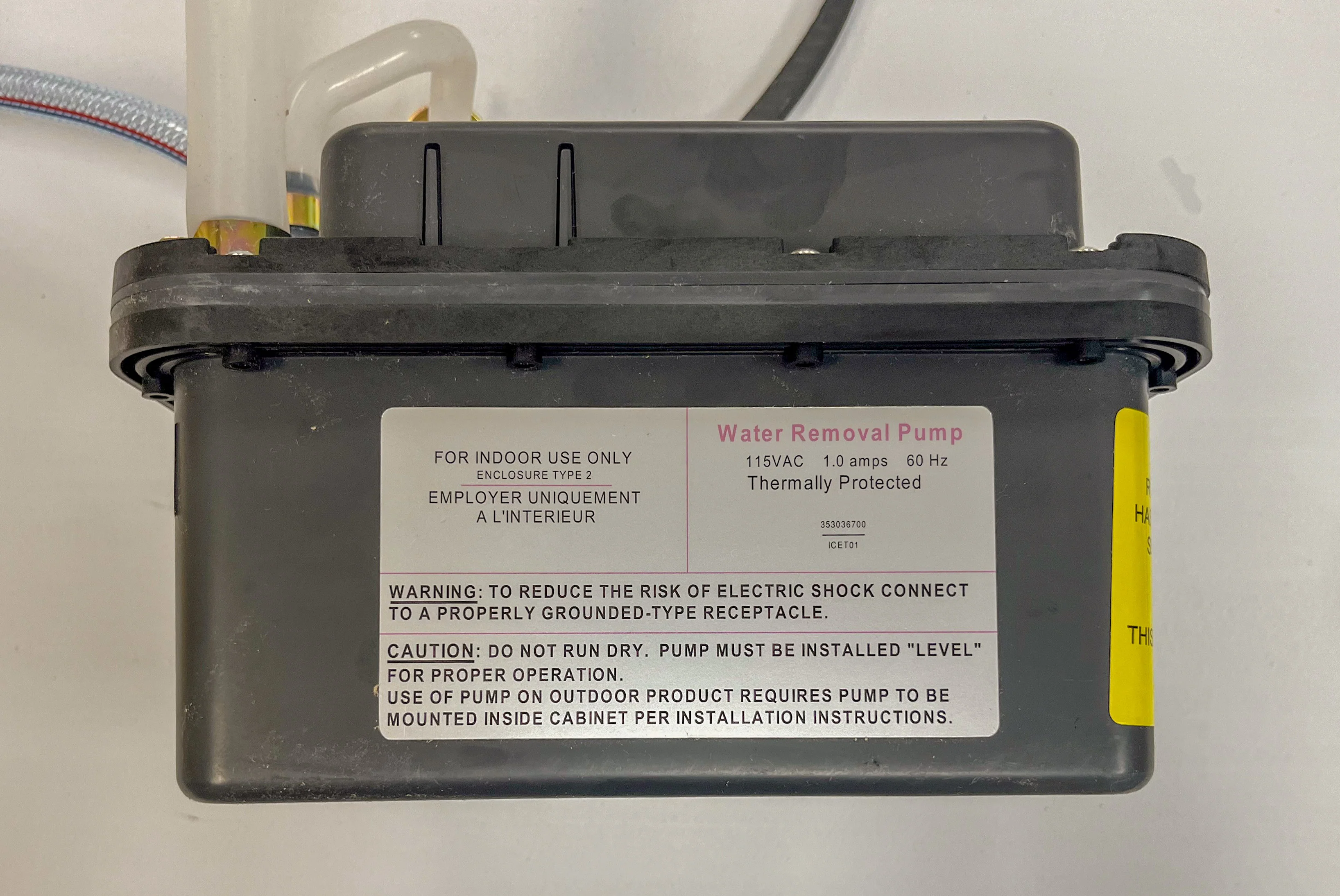 Icetro IPK-62B Drain Pump 115V Commercial Ice Maker Parts and Accessories