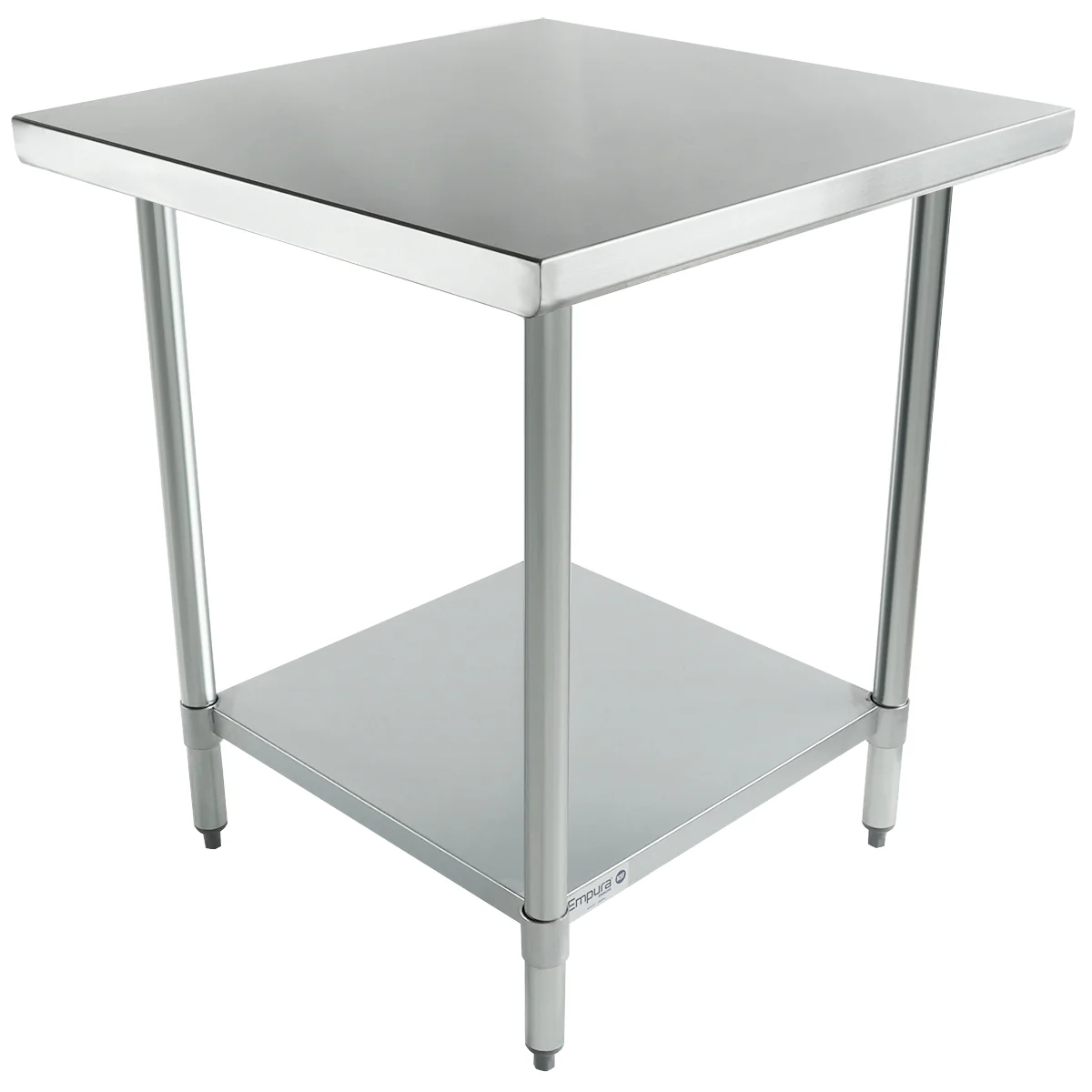 Empura EWT3030 30 Inch Work Table 18 Gauge Top Stainless Steel with Adjustable Feet