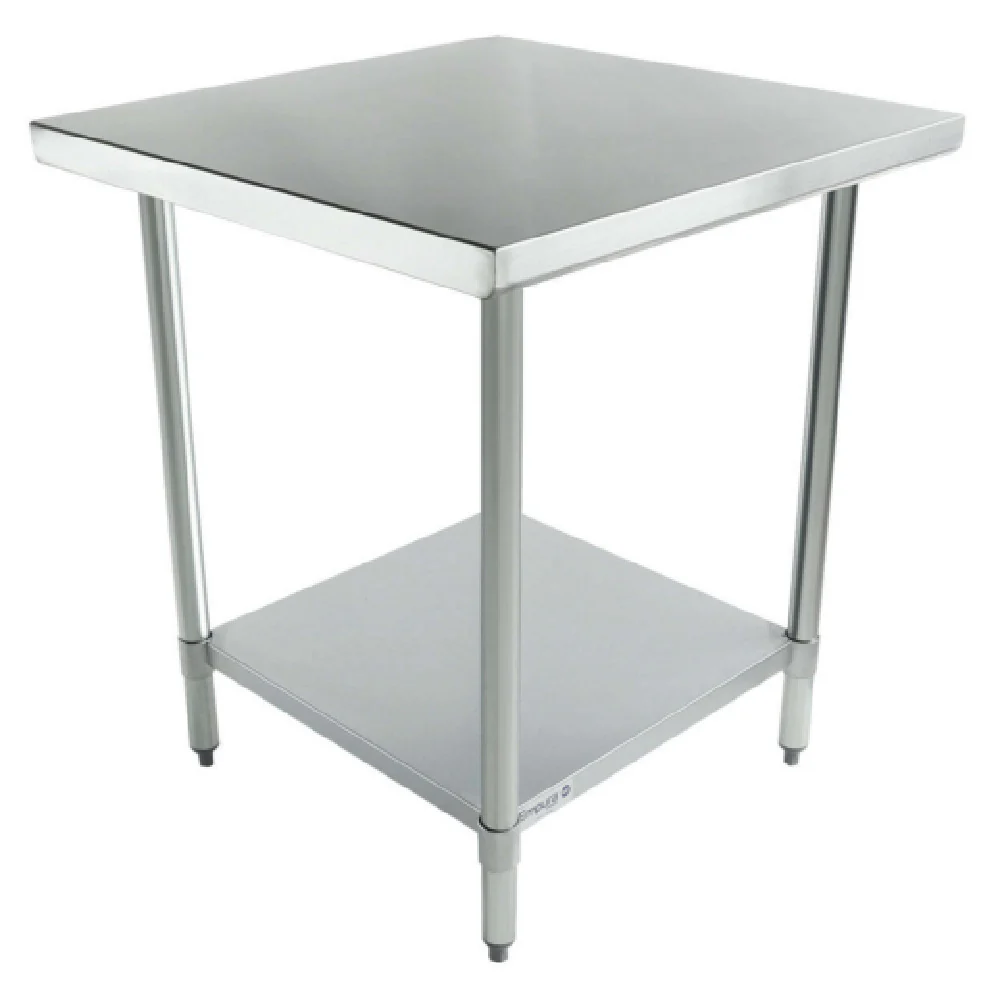 Empura EWT3030 30 Inch Work Table 18 Gauge Top Stainless Steel with Adjustable Feet Empura EWT3030 30 Inch Work Table 18 Gauge Top Stainless Steel with Adjustable Feet