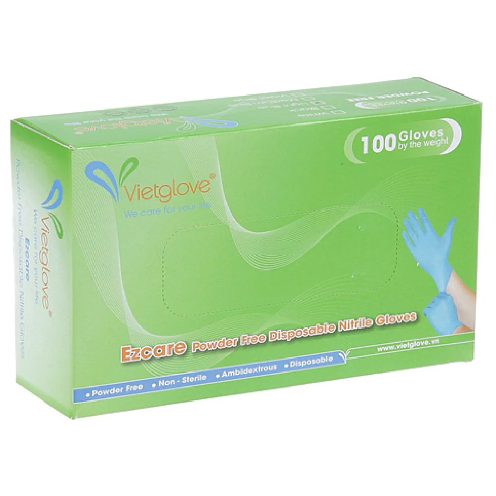 AllPoints 8015335 Gloves Nitrile XL 4 Mil Box of 100 for Medical and Food Safety