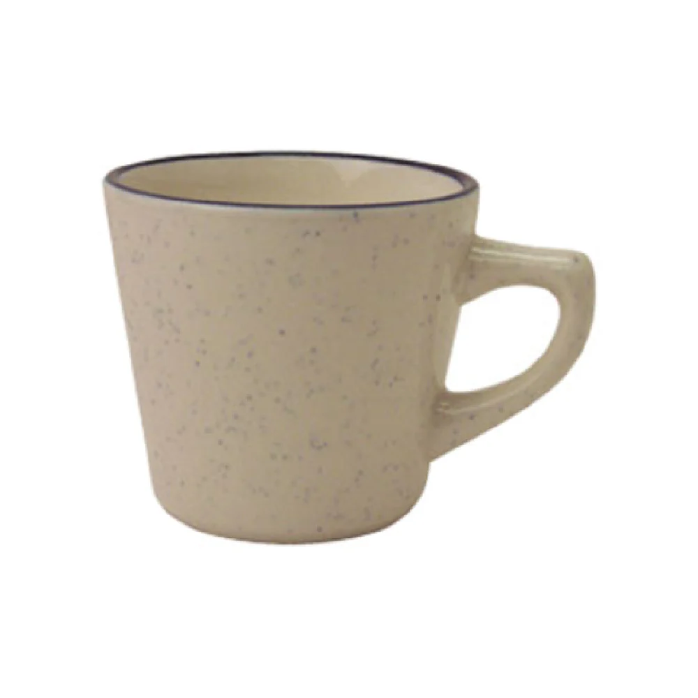 International Tableware DA-1 7 Oz Tall Cup with Handle Ceramic American White