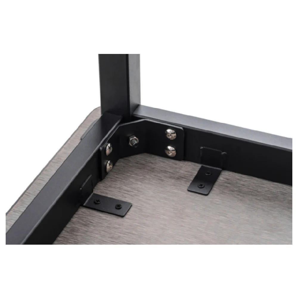 National Public Seating HDT3-2448STRET NPS® Heavy Duty Steel Table Stainless Steel Top With Safety Return National Public Seating HDT3-2448STRET NPS® Heavy Duty Steel Table Stainless Steel Top With Safety Return