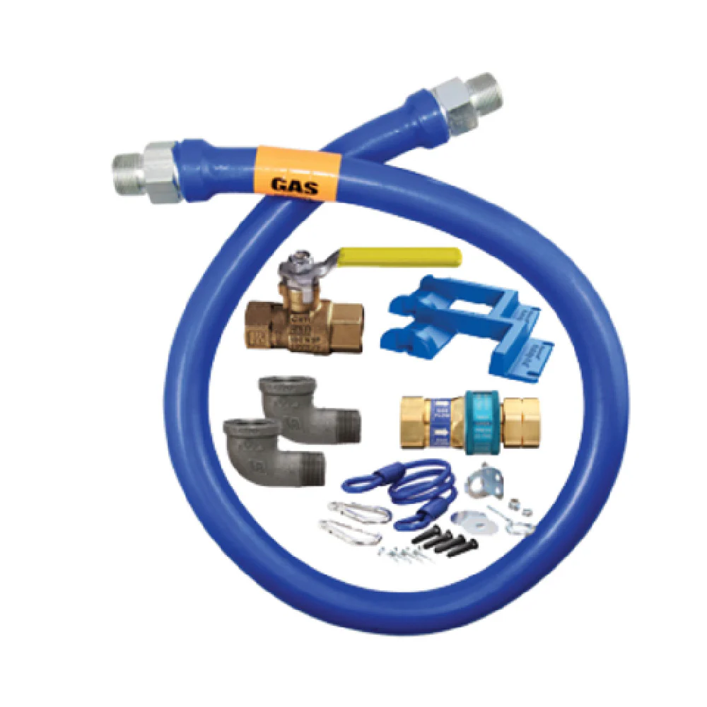 Dormont 16125KIT60PS 1-1/4 Inch Inside Diameter Gas Connector Kit with SnapFast QD Dormont 16125KIT60PS 1-1/4 Inch Inside Diameter Gas Connector Kit with SnapFast QD