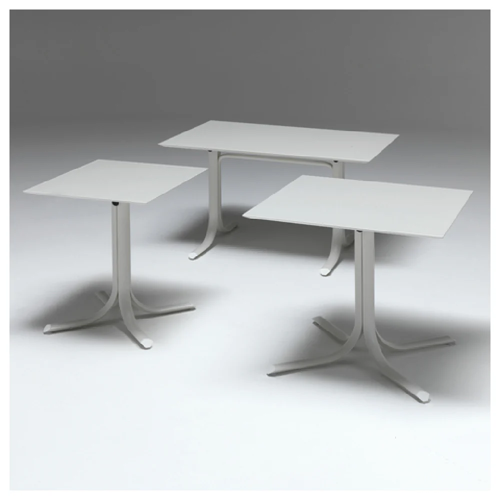 emuamericas, llc E1130-22 24 Inch Square Steel Table System Indoor Outdoor with Tilt Top emuamericas, llc E1130-22 24 Inch Square Steel Table System Indoor Outdoor with Tilt Top