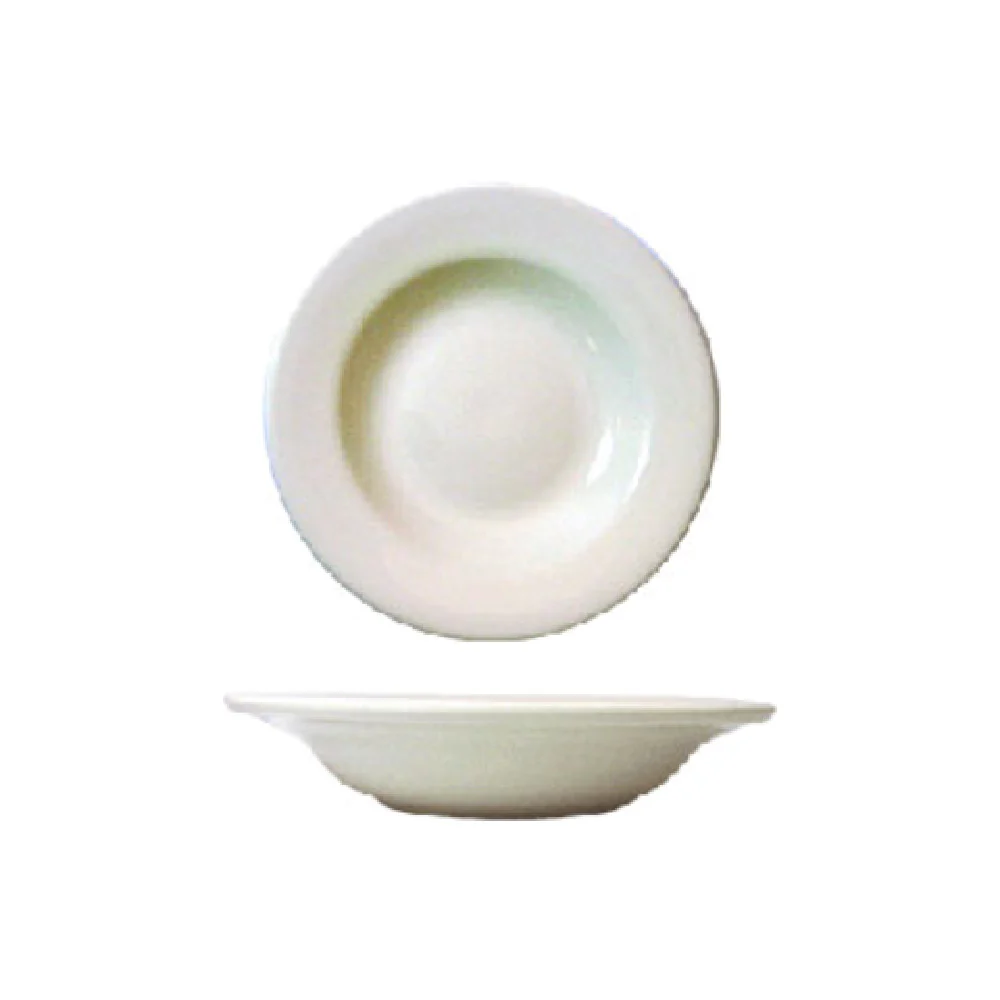 International Tableware DO-105 12 Oz Pasta Bowl Round Rolled Edge Porcelain European White International Tableware DO-105 12 Oz Pasta Bowl Round Rolled Edge Porcelain European White