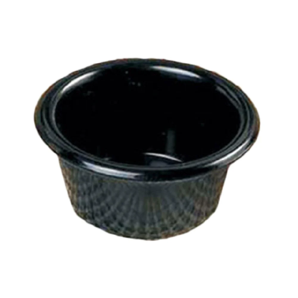 Thunder Group ML539BL1 6 Oz Ramekin Break Resistant Black Melamine Thunder Group ML539BL1 6 Oz Ramekin Break Resistant Black Melamine