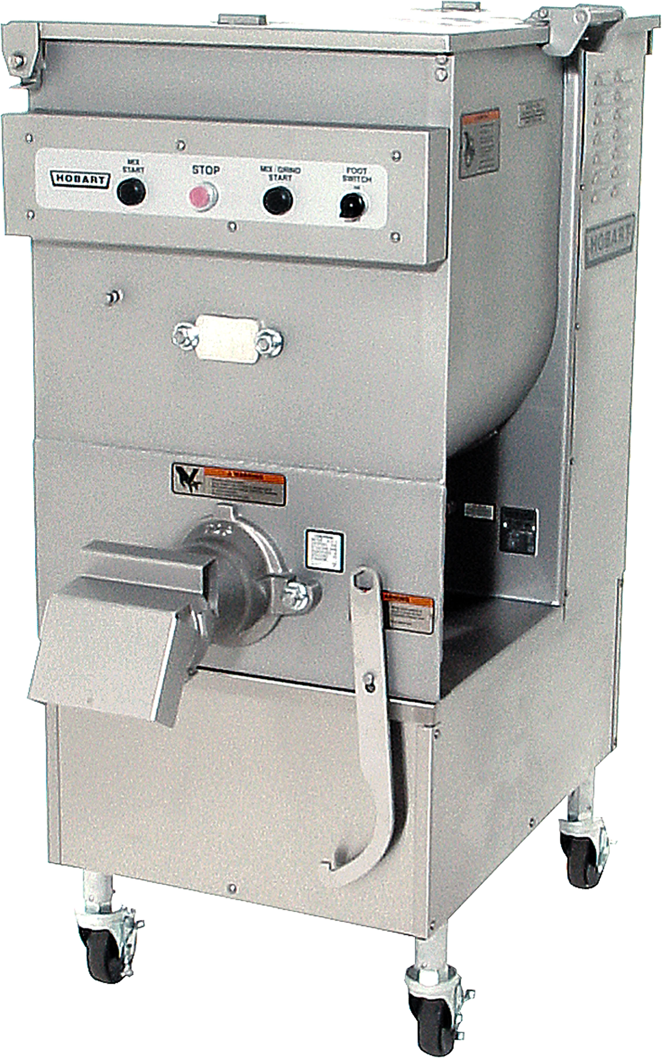 Hobart 4246+BUILDUP 24 Inch Floor Model Meat Chopper Grinder with 140 lbs Hopper Capacity Hobart 4246+BUILDUP 24 Inch Floor Model Meat Chopper Grinder with 140 lbs Hopper Capacity