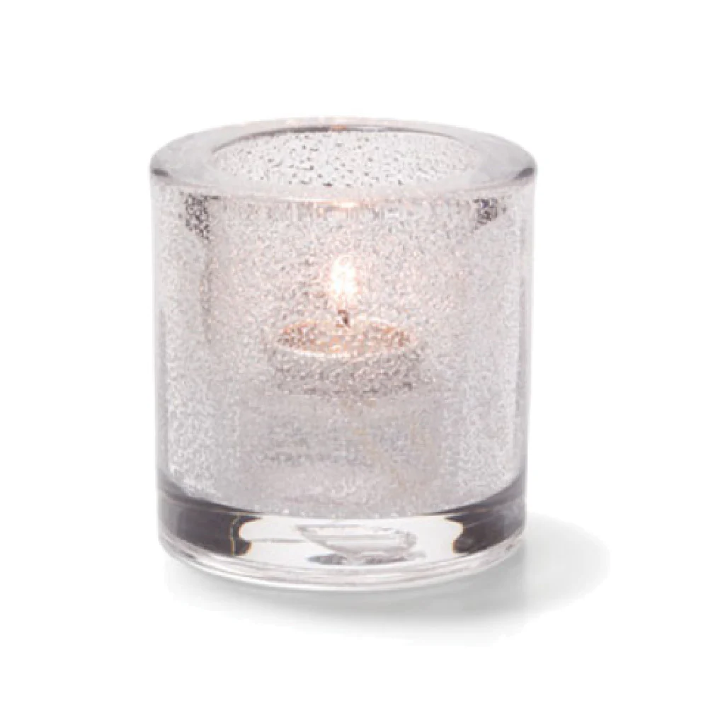 Hollowick 5140CJ 2-3/4 Inch Tealight Lamp Clear Thick Glass with Jewel Finish Hollowick 5140CJ 2-3/4 Inch Tealight Lamp Clear Thick Glass with Jewel Finish