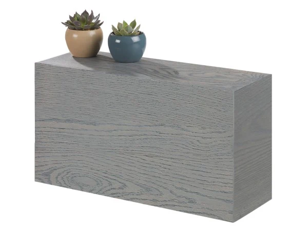 Cal Mil 166-11-83 20 Inch Ashwood Display Riser with Gray Wash Wood