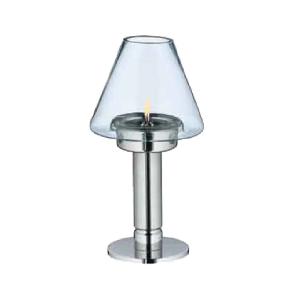 BauscherHepp 06.8202.6040 Candle Lamp With Glass Cover Stainless Steel Partly Satin Finish BauscherHepp 06.8202.6040 Candle Lamp With Glass Cover Stainless Steel Partly Satin Finish