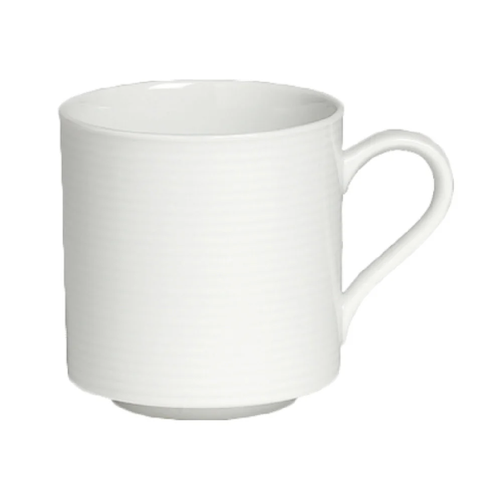 Steelite 6300P190 8.0 Oz Can Cup Aura Porcelain Blue-White 2 Dozen Cases