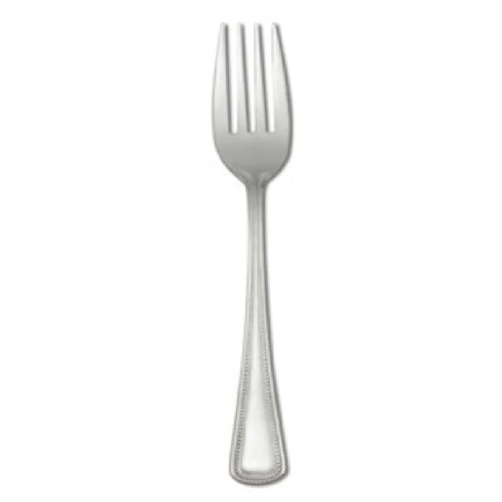 1880 Hospitality B561FSLF 6-1/4 Inch Salad Pastry Fork Beaded Border Stainless Steel
