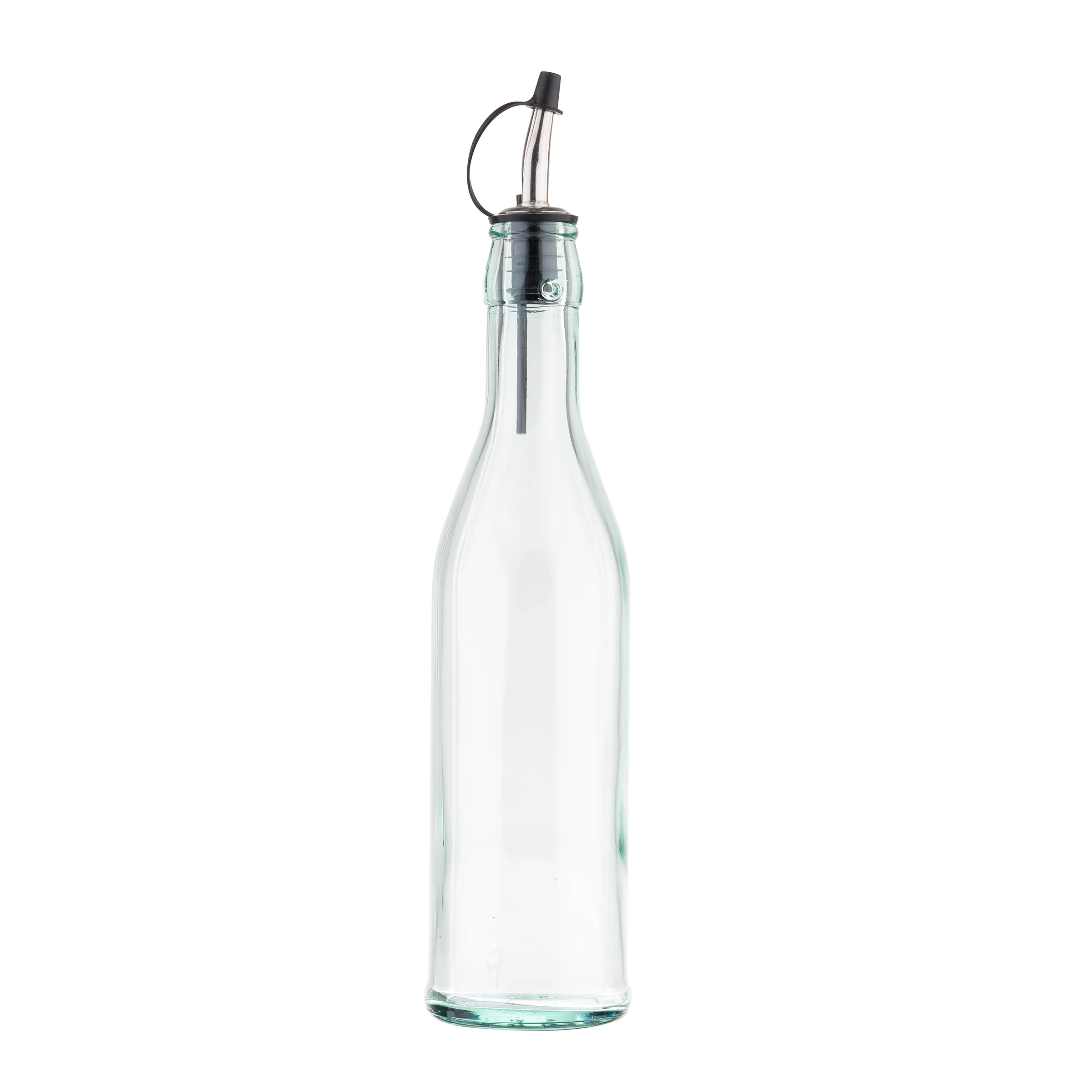 Tablecraft H92007 17 Oz Bottle Tethered Cap Green Tinted Glass Stainless Steel Pourer Tablecraft H92007 17 Oz Bottle Tethered Cap Green Tinted Glass Stainless Steel Pourer