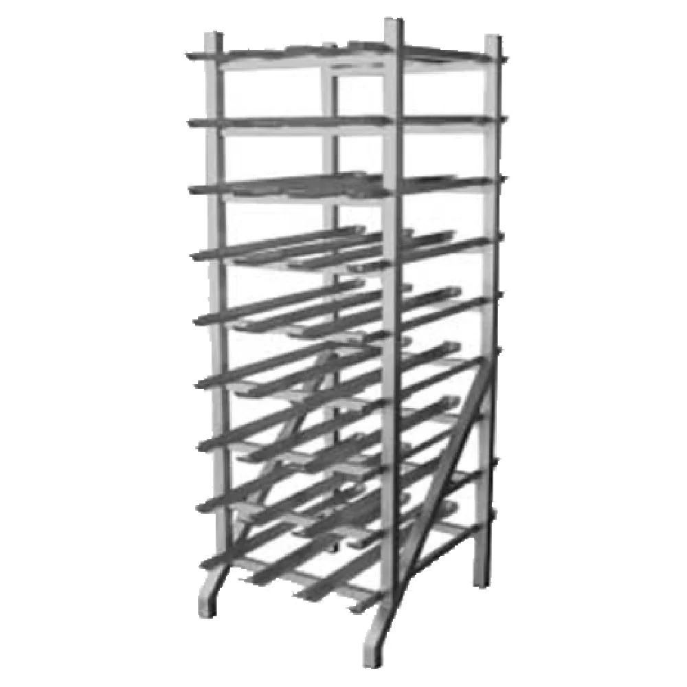 GSW USA AAR-CRAW 25 Inch Can Rack Aluminum 9 Levels Holds 18 #10 Cans