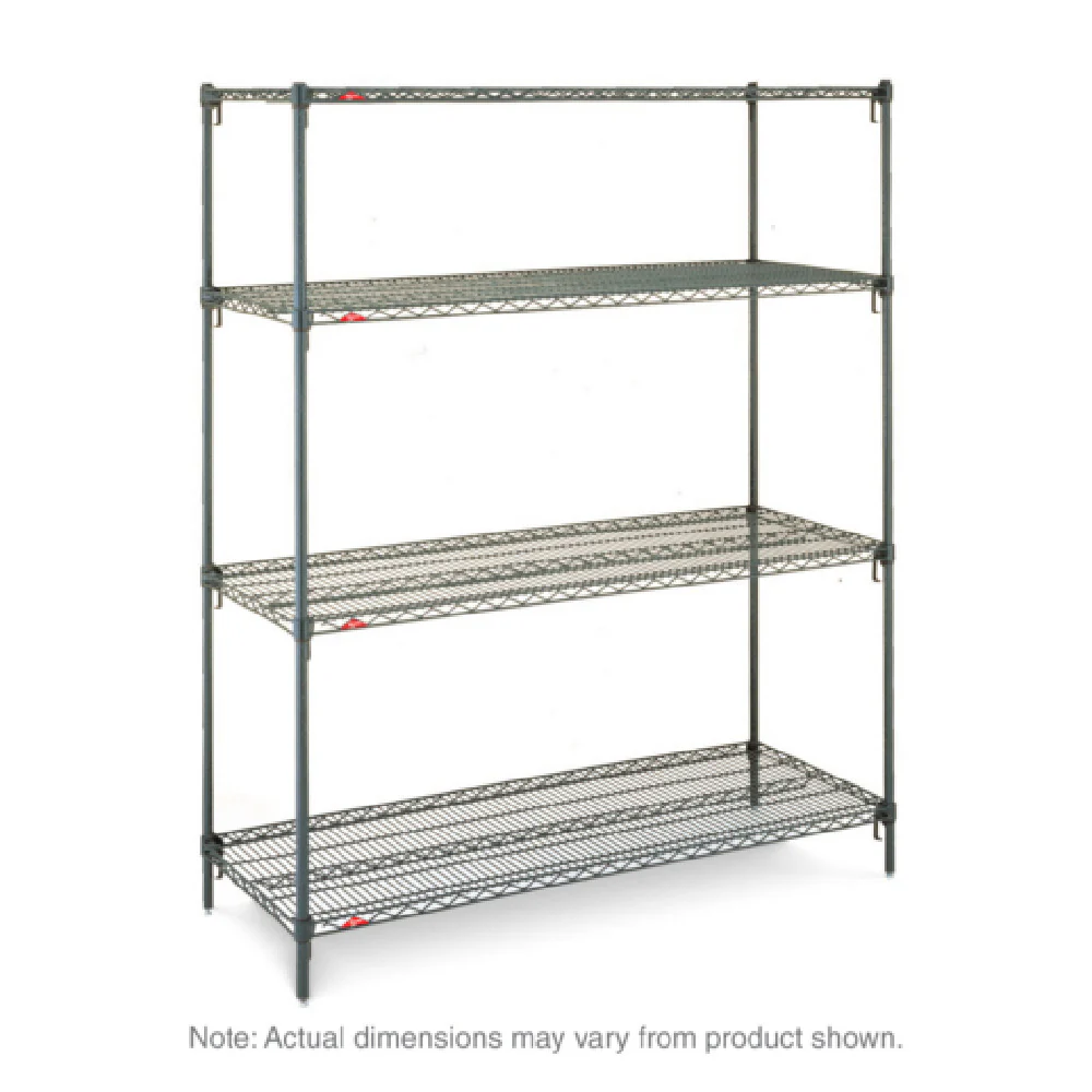 Metro A566K3 60 Inch Super Adjustable Starter Shelving Unit with Microban Antimicrobial Finish Metro A566K3 60 Inch Super Adjustable Starter Shelving Unit with Microban Antimicrobial Finish
