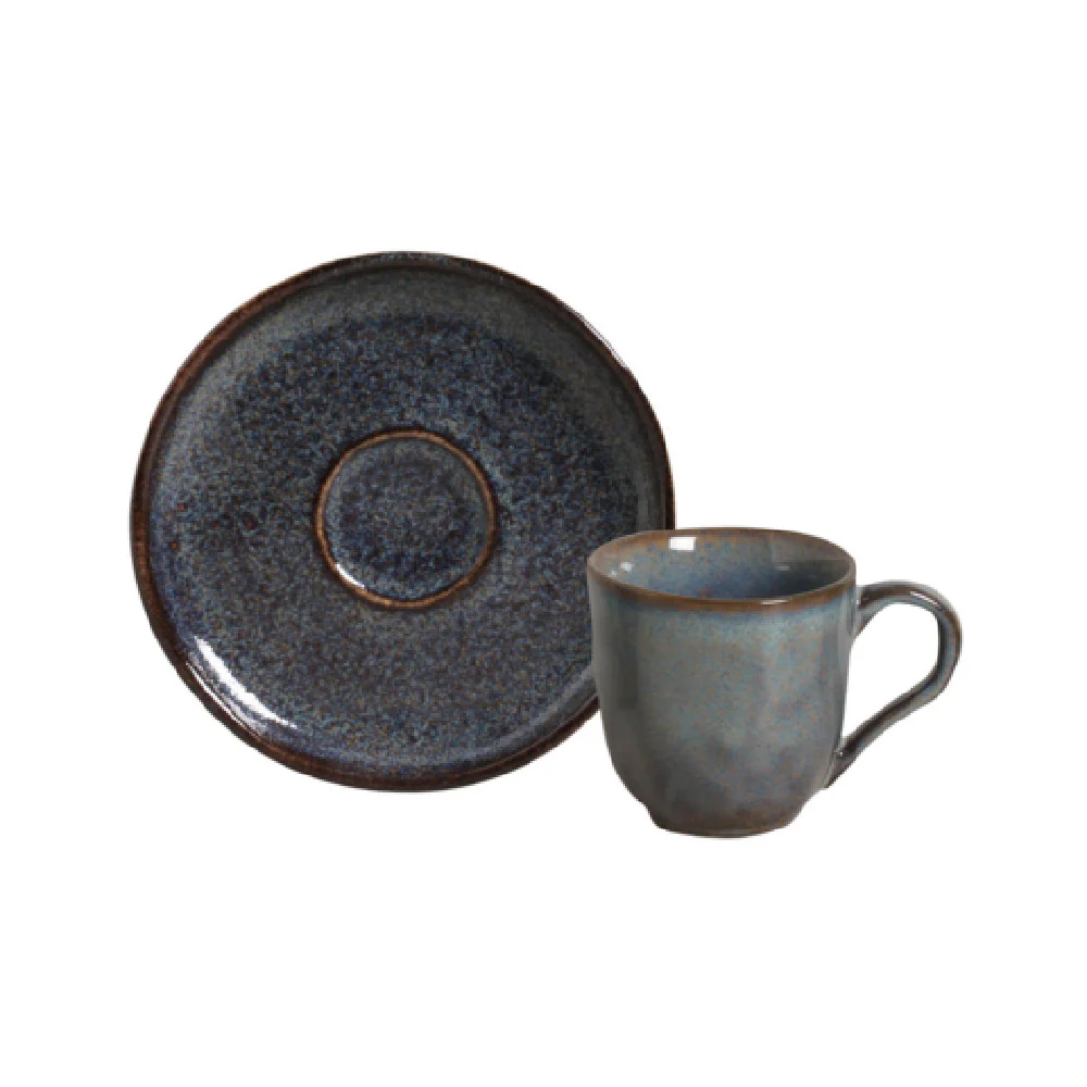 Porto Brasil 3531109401 2.72 Inch Coffee Cup and Bio Saucer Stoneware Porto Brasil 3531109401 2.72 Inch Coffee Cup and Bio Saucer Stoneware